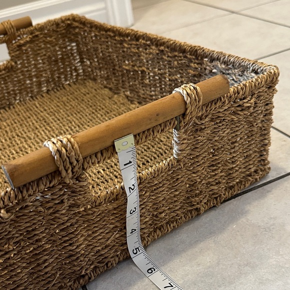 Wicker Rectangular Storage Baskets - Brown - Picture 8 of 8